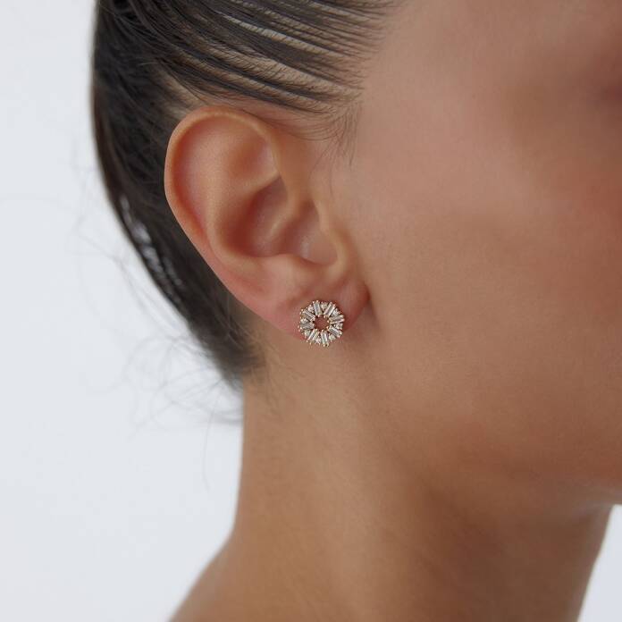 Mill Vidalı Küpe - 1