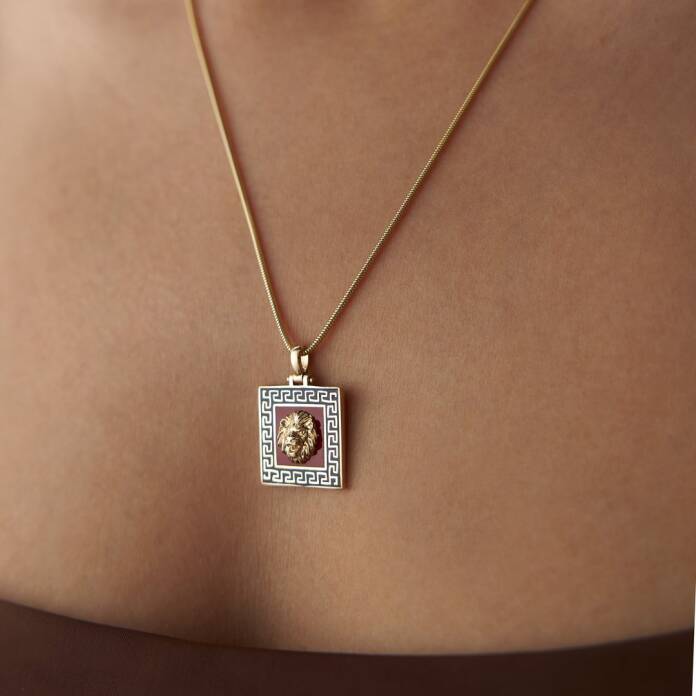 Mineli Aslan Madalyon Kolye - 2