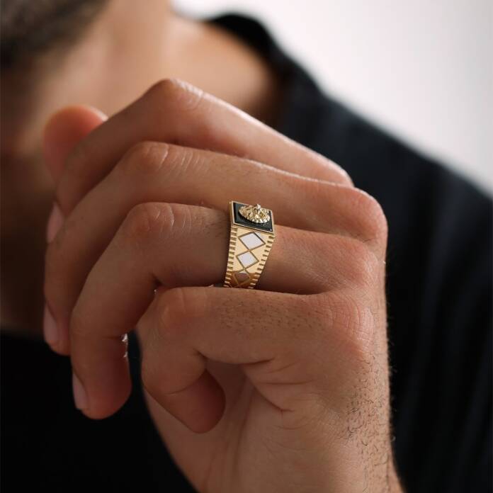 Mineli Aslan Şövalye Yüzük - 2