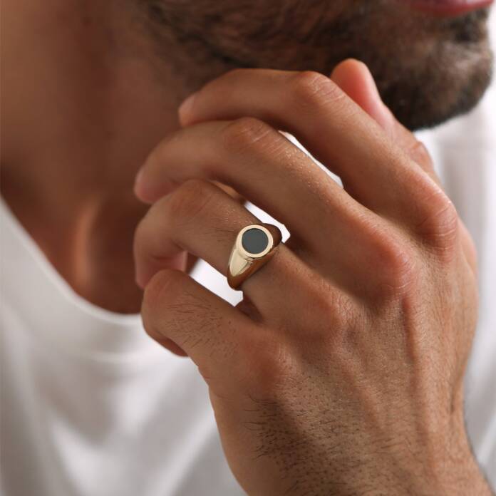Mineli Bombe Erkek Yüzük - 1