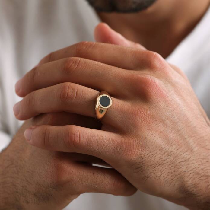 Mineli Bombe Erkek Yüzük - 2