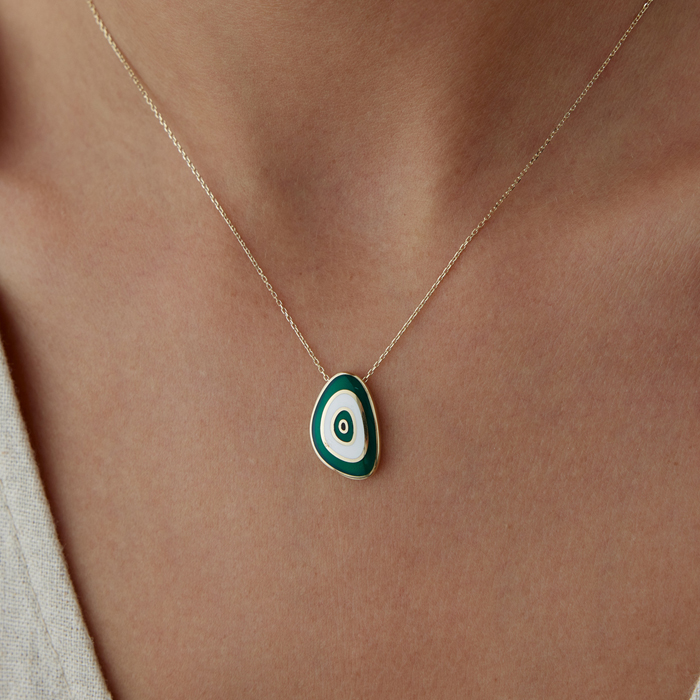 Mineli Eye Kolye - Cemart (1)