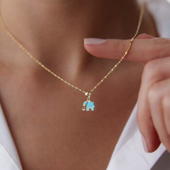 Mineli Fortuna Fil Kolye - Koçak