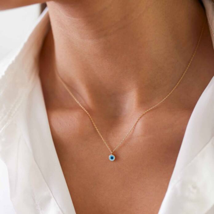 Mineli Göz Kolye - 1