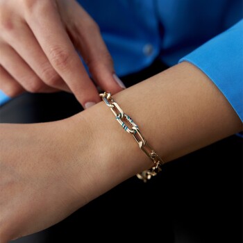 Mineli Kalın Ataç Bileklik - Özer (1)