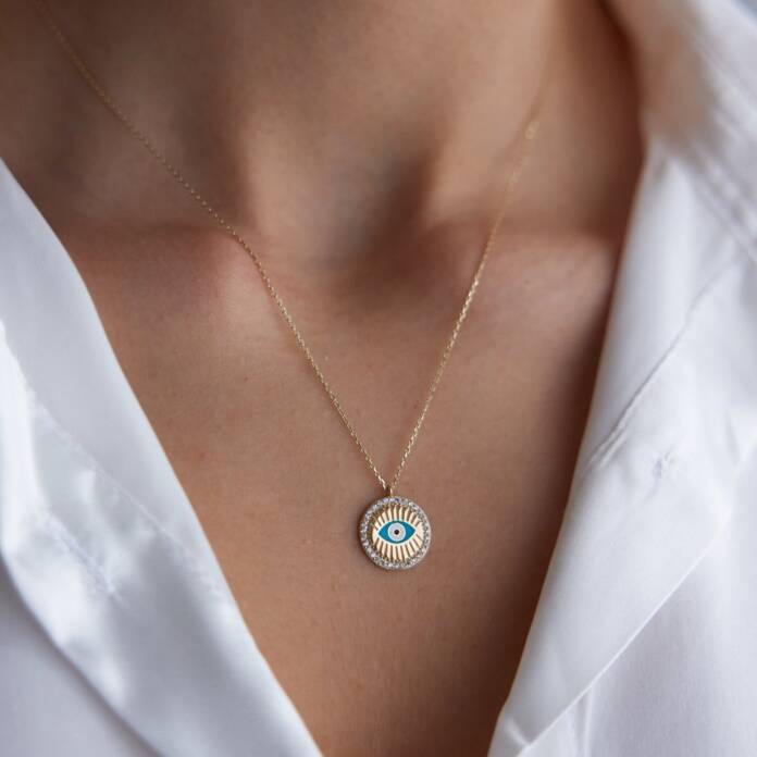 Mineli Kirpik Kolye - 1