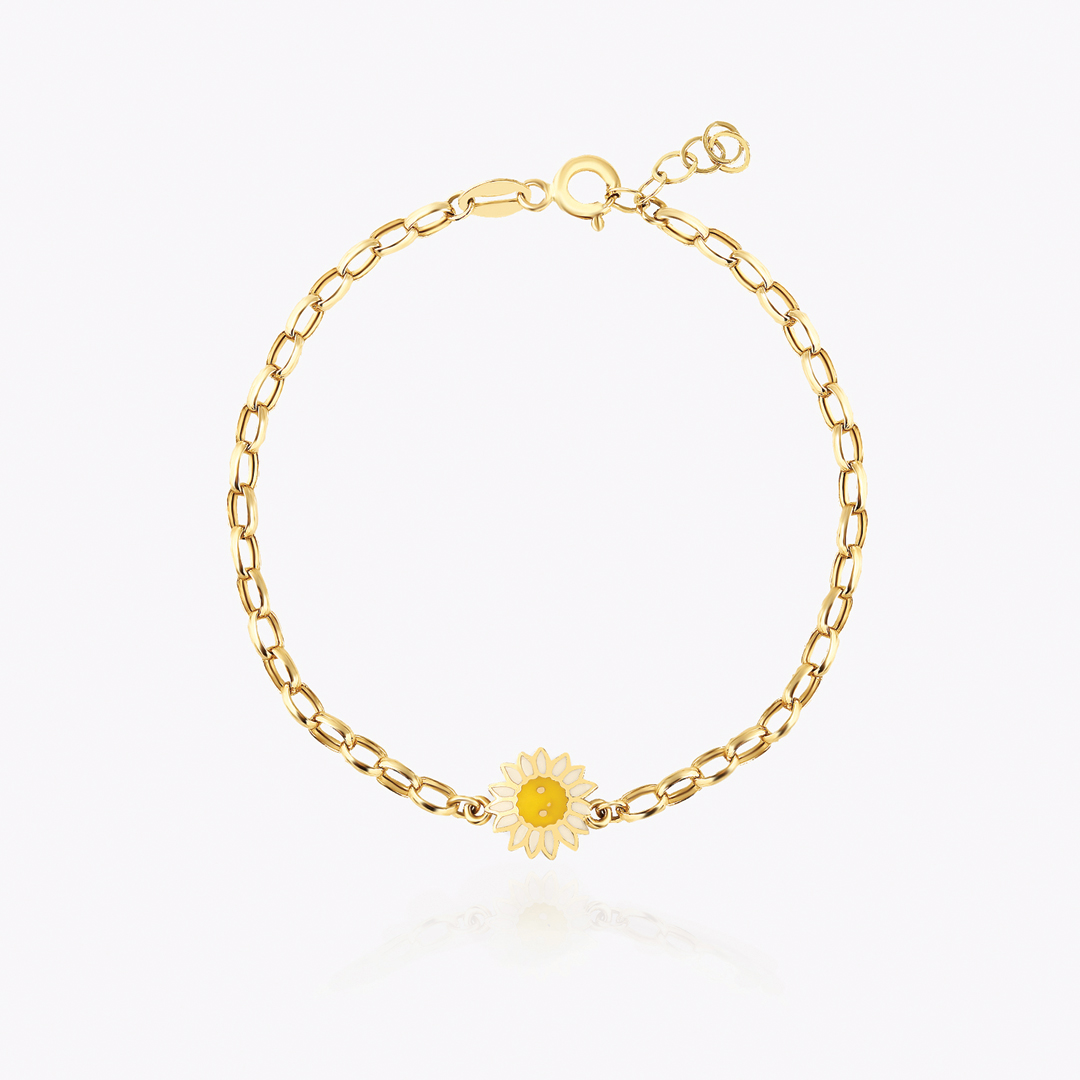 Mineli Papatya Çocuk Bilekliği - 1