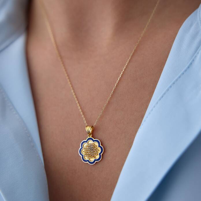 Mineli Plaka Dua Kolye - 1