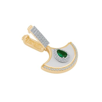 Mineli Yeşil Taşlı Charm - Ema (1)