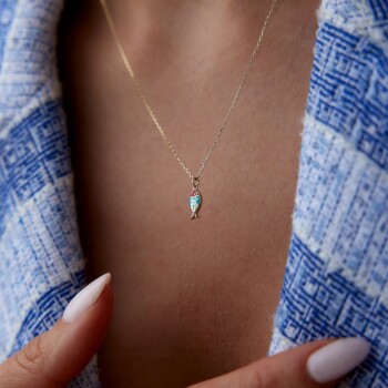 Mini Akdeniz Balık Kolye - Rayna