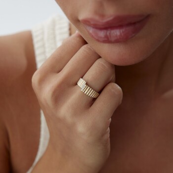 Mini Akordiyon Yüzük - Rayna