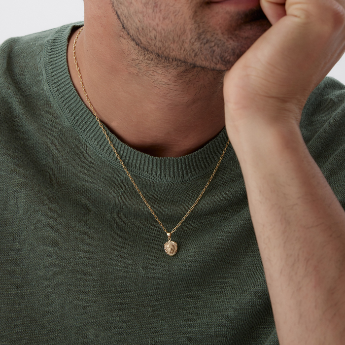 Mini Aslan Erkek Kolye - 4