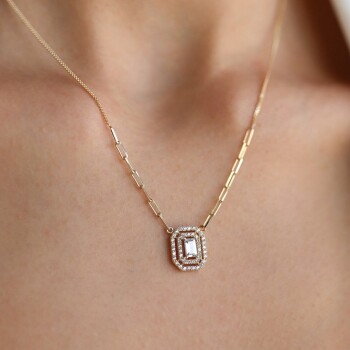 Mini Ataç Baget Kolye - Rayna