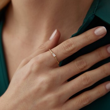 Mini Baget Yüzük - Ador