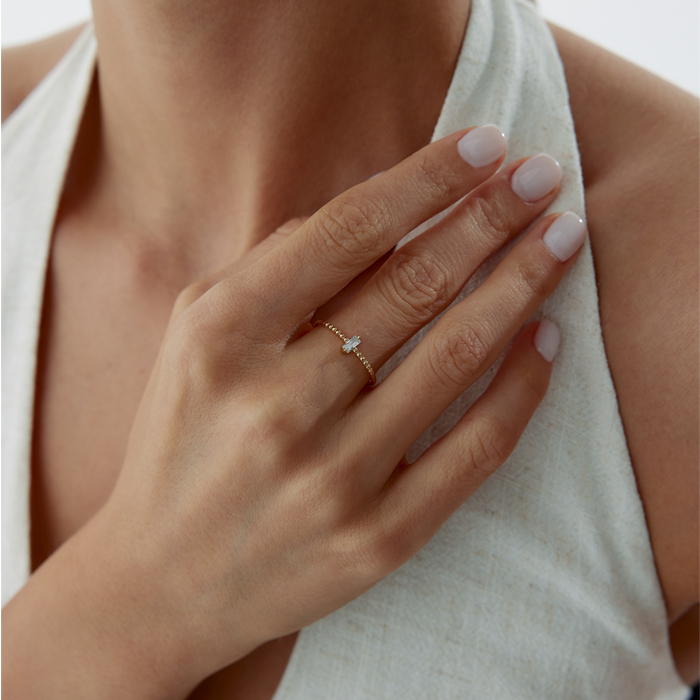 Mini Ball Baget Yüzük - Rayna (1)