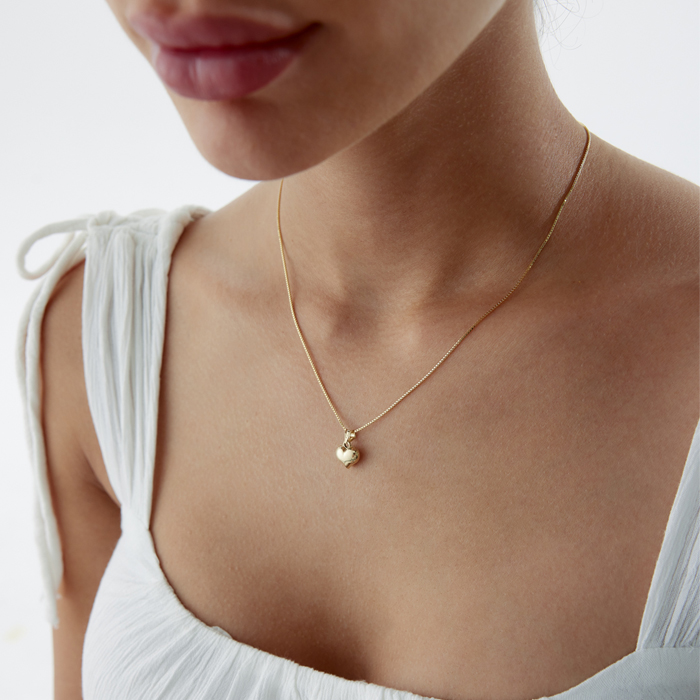 Mini Bombe Kalp Kolye - Özçelik (1)