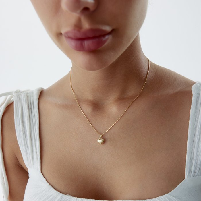 Mini Bombe Kalp Kolye - Özçelik