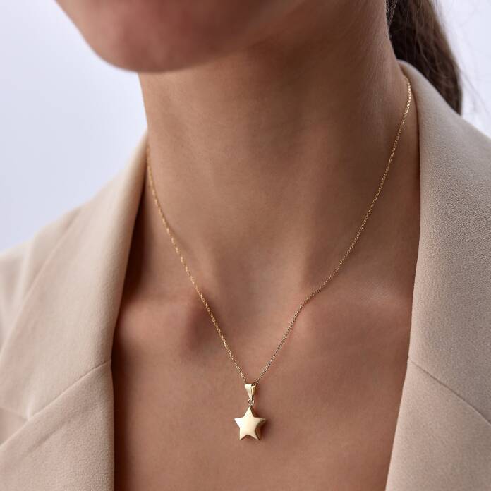 Mini Bombe Yıldız Kolye - 1