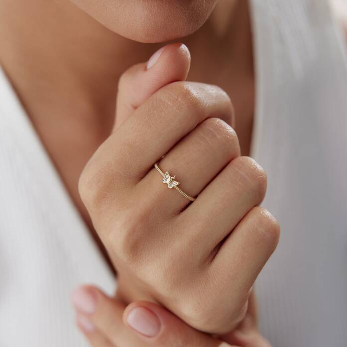 Mini Butterfly Yüzük - 1