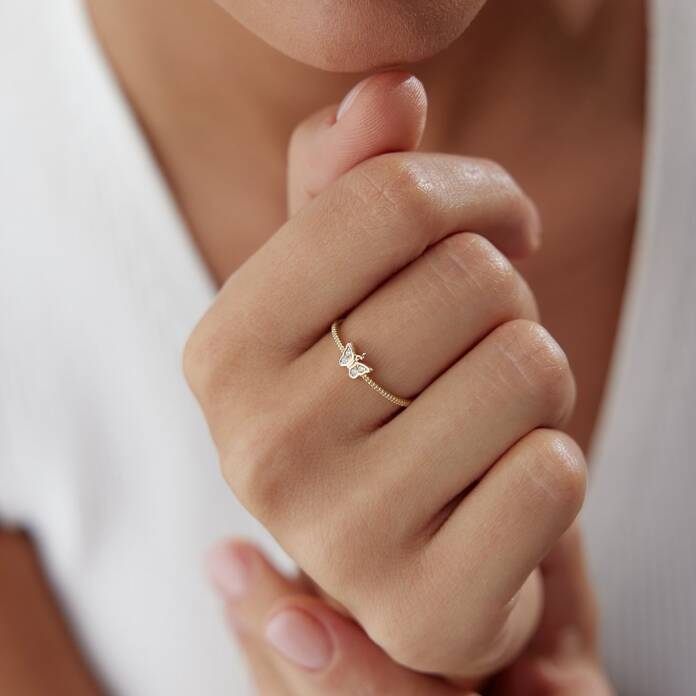 Mini Butterfly Yüzük - 2