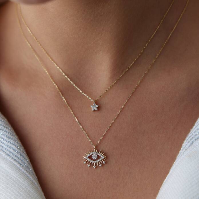 Mini Çiçek Kolye - 3