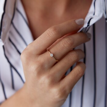 Mini Circle Yüzük - Rayna