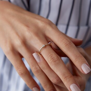 Mini Circle Yüzük - Rayna (1)