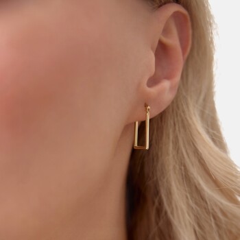 Mini Dörtgen Küpe - Ador (1)