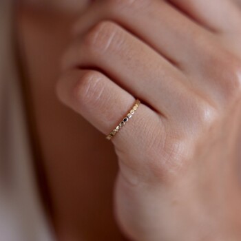 Mini Elips Yüzük - Alen