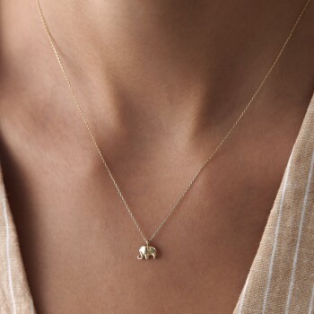 Mini Fil Kolye - Cemart