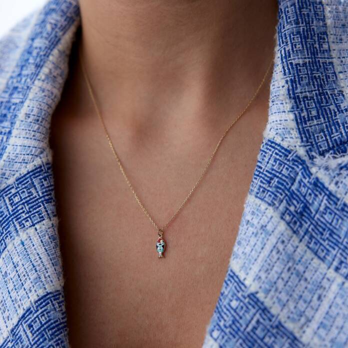 Mini Fortuna Balık Kolye - 1