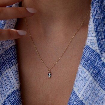 Mini Fortuna Balık Kolye - 4