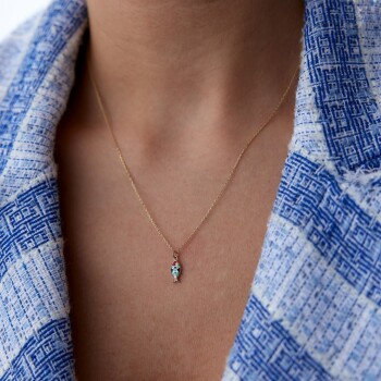 Mini Fortuna Balık Kolye - Rayna