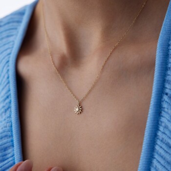 Mini Güneş Kolye - Rayna (1)