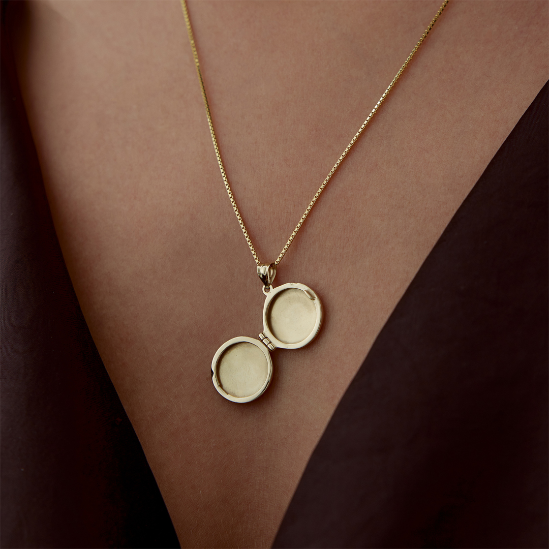 Mini Hayat Ağacı Kapaklı Kolye - 5