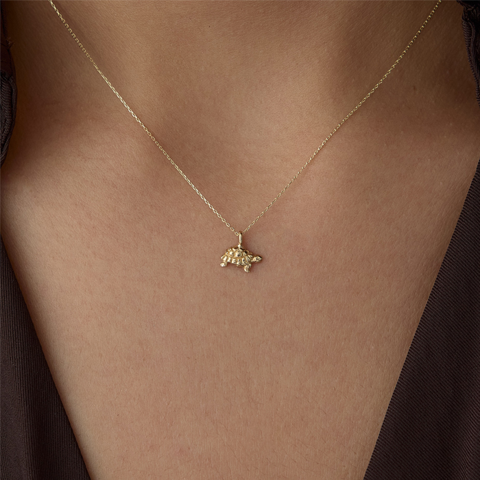 Mini Kaplumbağa Kolye - Alen