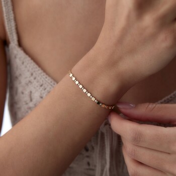 Mini Karele Su Yolu Parçalı Bileklik - Dilmener (1)