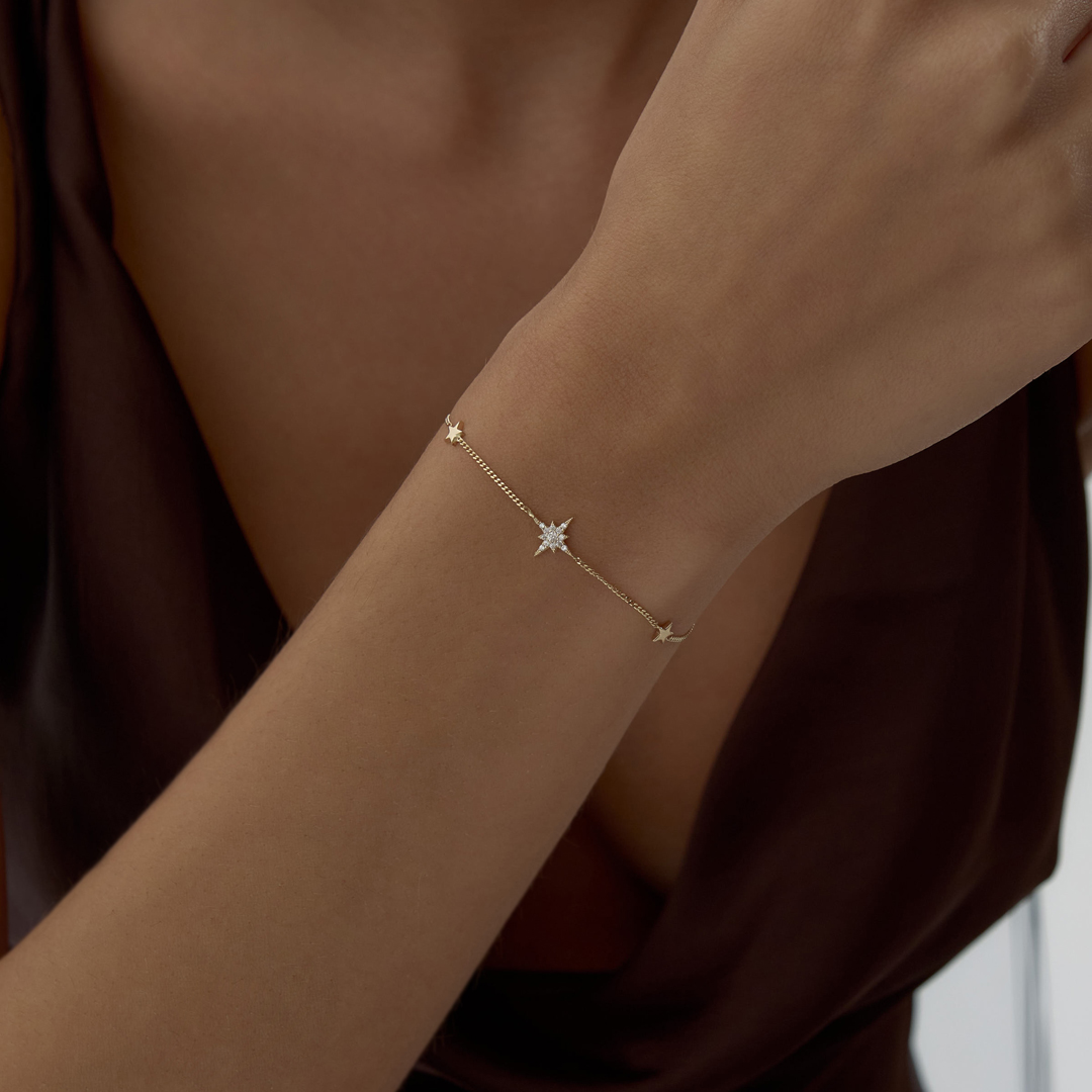 Mini Kuzey Yıldızı Bileklik - 1