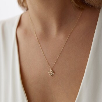 Mini Lotus Kolye - Rayna (1)