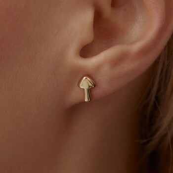 Mini Mantar Küpe - Garo