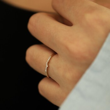 Mini Piar Yüzük - Mazal