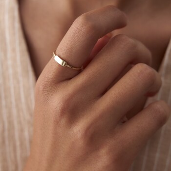 Mini Plaka Yüzük - CNR (1)