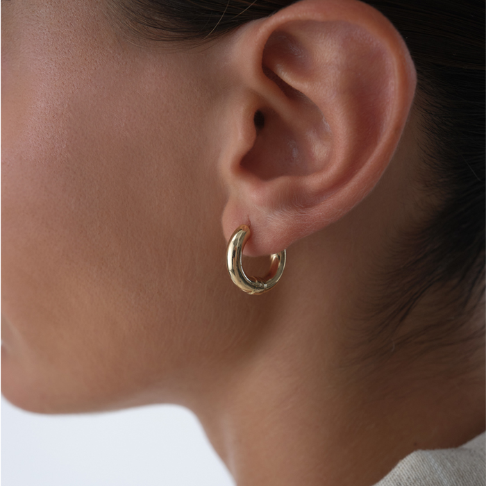 Mini Pure Circle Küpe - Tuana