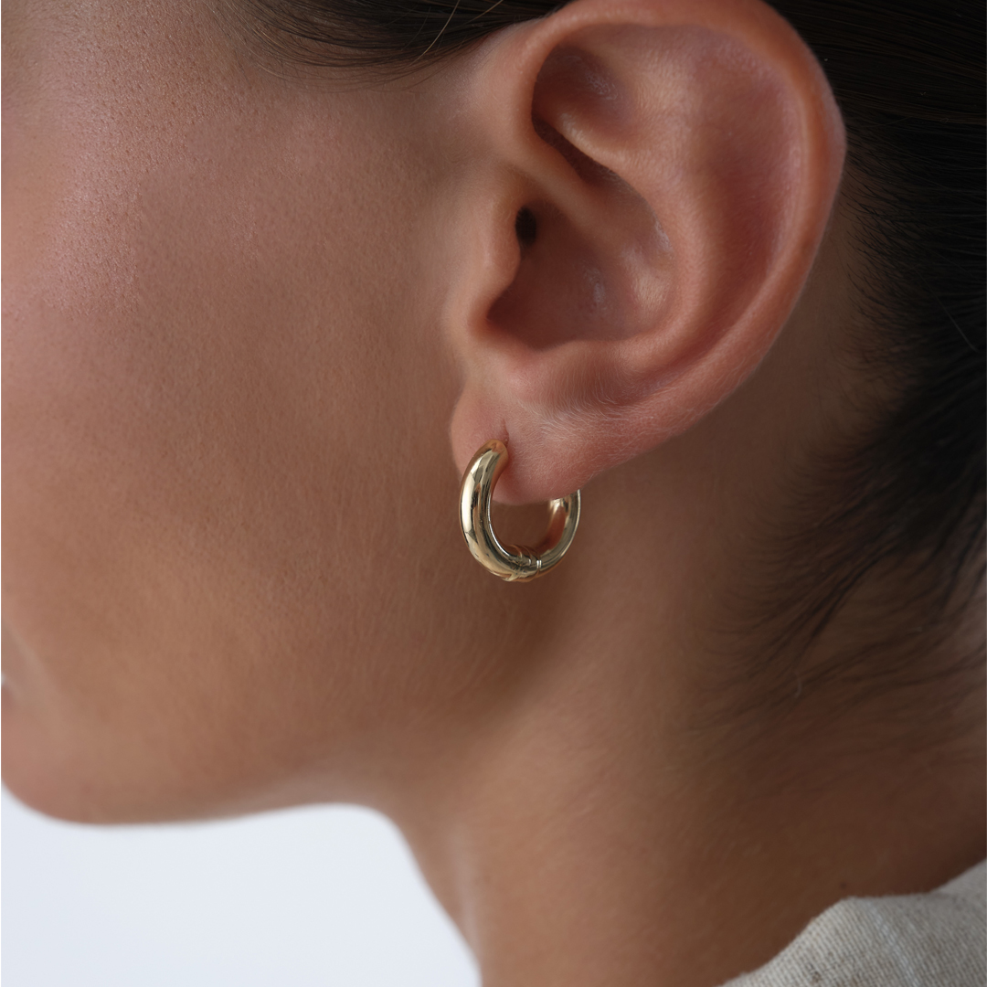 Mini Pure Circle Küpe - 1