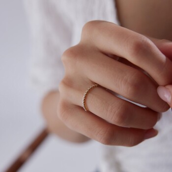 Mini Sıra Taşlı Yüzük - 3