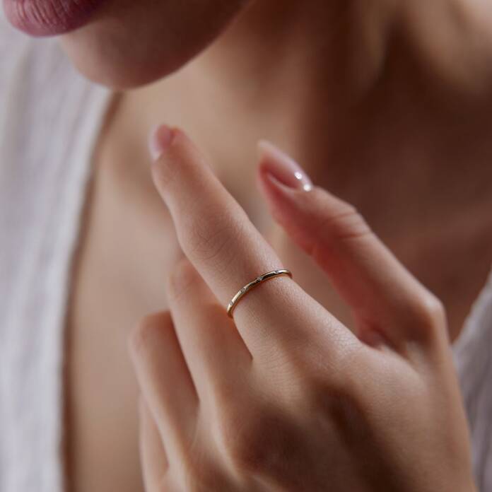 Mini Taşlı Band Yüzük - 3