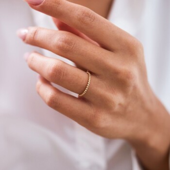 Mini Top Yüzük - Rayna