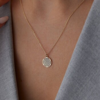 Mini Yaşam Çiçeği Kolye - Rayna (1)