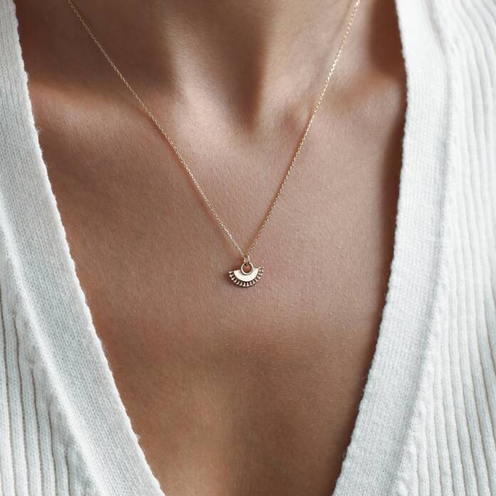 Mini Yelpaze Kolye - 1