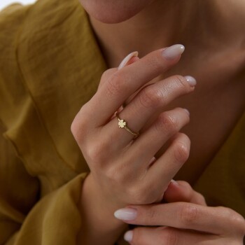 Mini Yonca Yüzük - Cemart